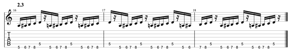 Guitar diagram – Add Note Exercise